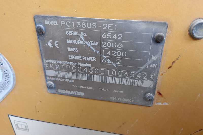 OmecoHub - Immagine KOMATSU PC138US-11